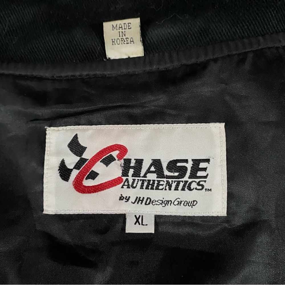 Vintage Chase Authentics Tony Stewart No. 20 Home Depot NASCAR Bomber Jacket XL - Picture 11 of 16